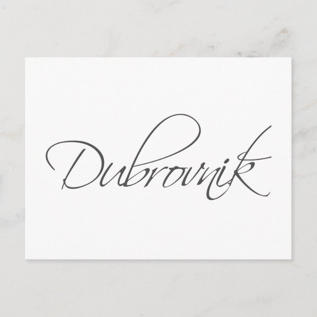 Dubrovnik Postkarte (Vorderseite)