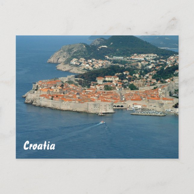 Dubrovnik Postkarte (Vorderseite)