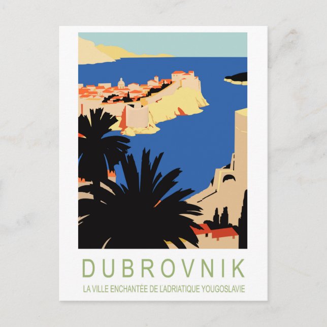 Dubrovnik Postkarte (Vorderseite)