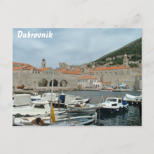 Dubrovnik Postkarte (Vorderseite)