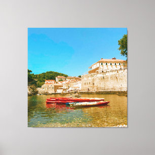 Dubrovnik Reise Kunst Leinwanddruck