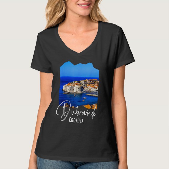Dubrovnik Souvenir Croatia Dubrovnik T-Shirt (Vorderseite)
