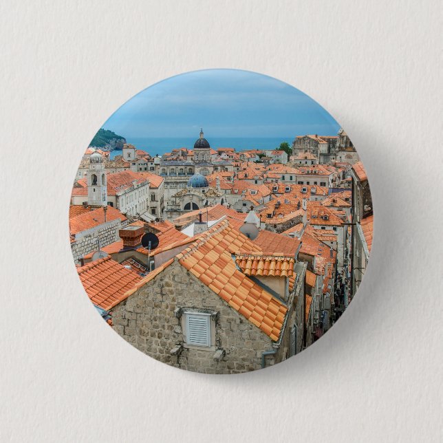 Dubrovnik Stadtzentrum Button (Vorderseite)