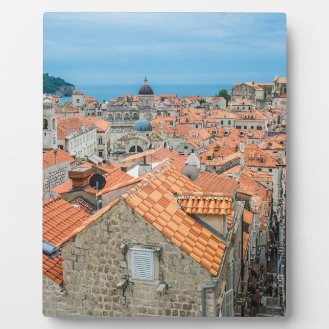Dubrovnik Stadtzentrum Fotoplatte (Vorderseite)