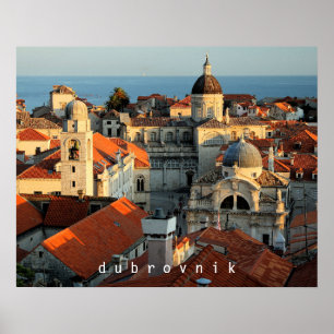 Dubrovnik Sunset Poster