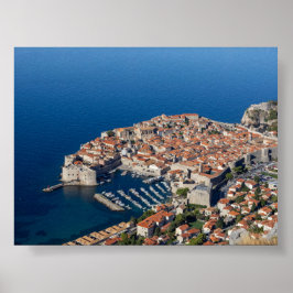 Dubrovnik view poster
