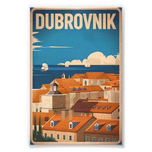 Dubrovnik Vintag Fotodruck