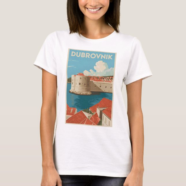 Dubrovnik Vintag T-Shirt (Vorderseite)