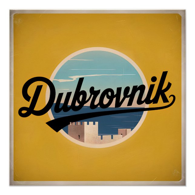 Dubrovnik vintage poster (Vorderseite)
