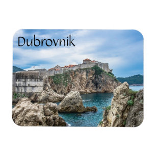 Dubrovnik Wände Blick aufs Meer Magnet