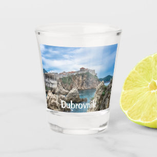 Dubrovnik Wände Blick aufs Meer Schnapsglas