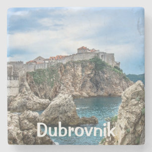 Dubrovnik Wände Blick aufs Meer Steinuntersetzer