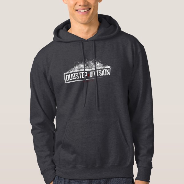 Dubstep Abteilung "graulich " Hoodie (Vorderseite)