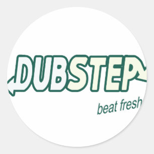 DUBSTEP Beat Frisch Runder Aufkleber