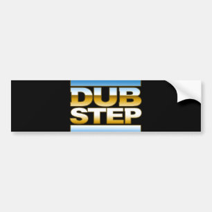 DUBSTEP Chromlogo Autoaufkleber
