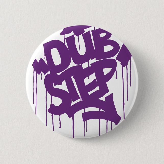 Dubstep FatCap Kush lila Button (Vorderseite)