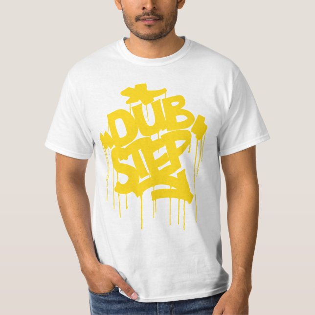 Dubstep FatCap Zitrusfrucht-Gold T-Shirt (Vorderseite)