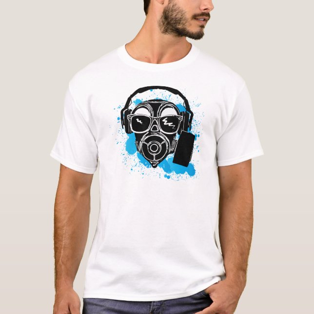 Dubstep Gasmask T-Shirt (Vorderseite)