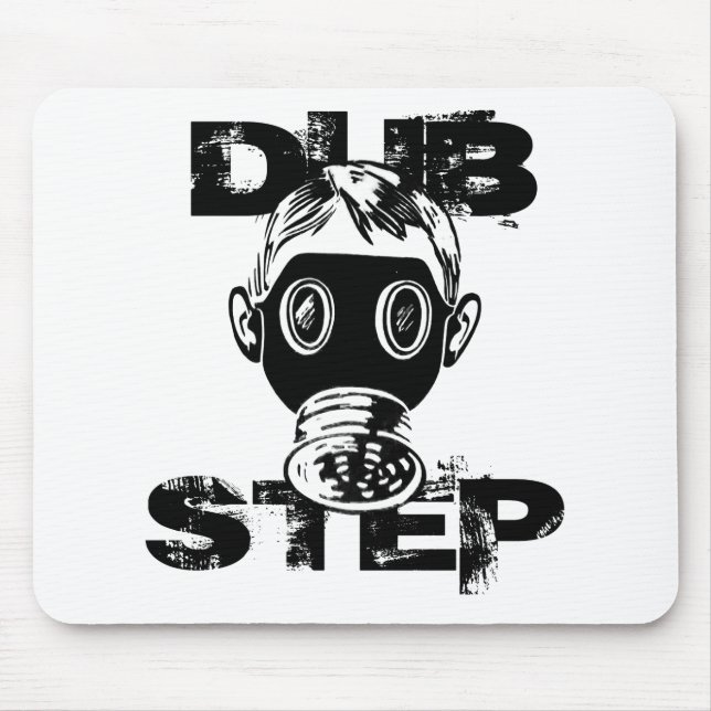 Dubstep Gasmaske Mousepad (Vorne)