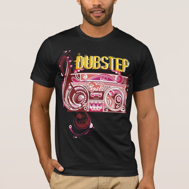 DUBSTEP GHETTOBLASTER T-Shirt (Vorderseite)