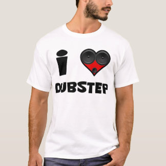dubstep Lautsprecherherz T-Shirt