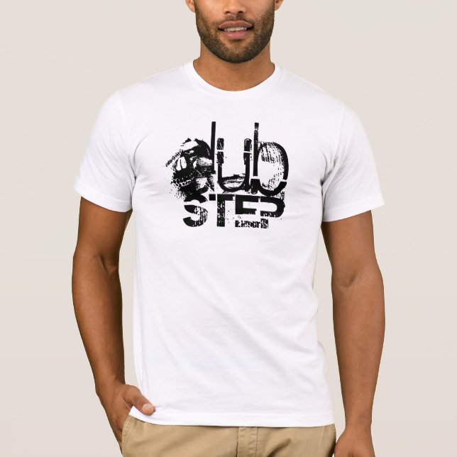 DUBSTEP Limited-Ausgaben-Weiß-Spitze T-Shirt (Vorderseite)
