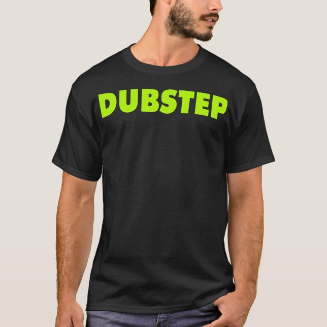 Dubstep (Limones) Schwarzes T-Shirt (Vorderseite)