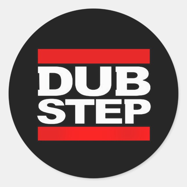 dubstep mischen-dubstep Radio-freies dubstep-kode9 Runder Aufkleber (Vorderseite)
