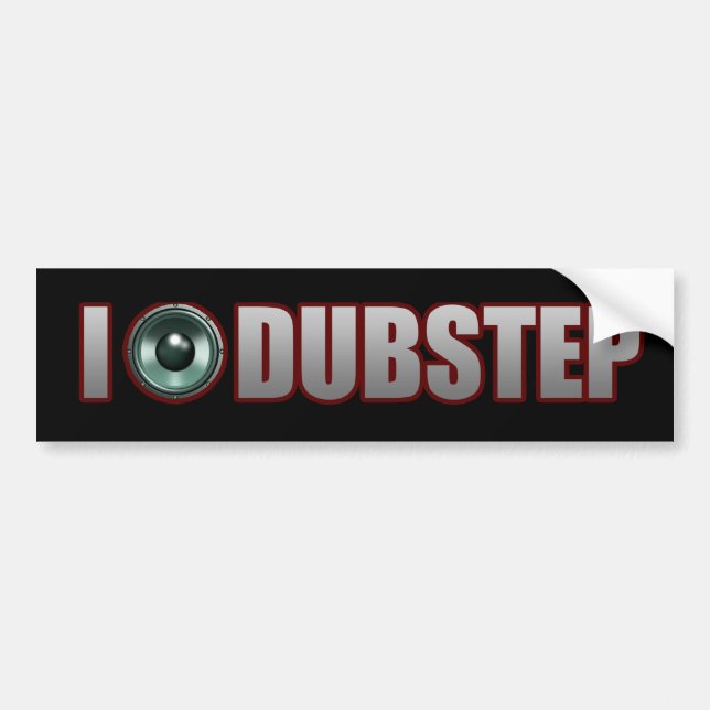 DUBSTEP MUSIK AUTOAUFKLEBER (Vorne)