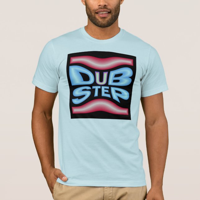 DUBSTEP Neon Lautsprecher Warp T-Shirt (Vorderseite)