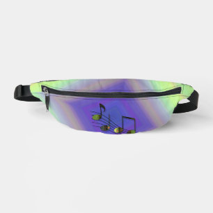 Dubstep-Noten Bauchtasche