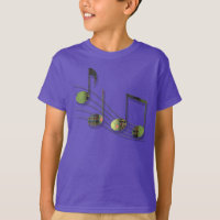 Dubstep Notes Kinder und Baby Dark Shirt
