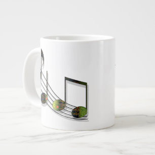 Dubstep Notes Spezial-Tasse Jumbo-Tasse