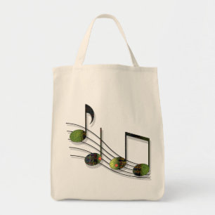 Dubstep Notes Tote Bag Tragetasche