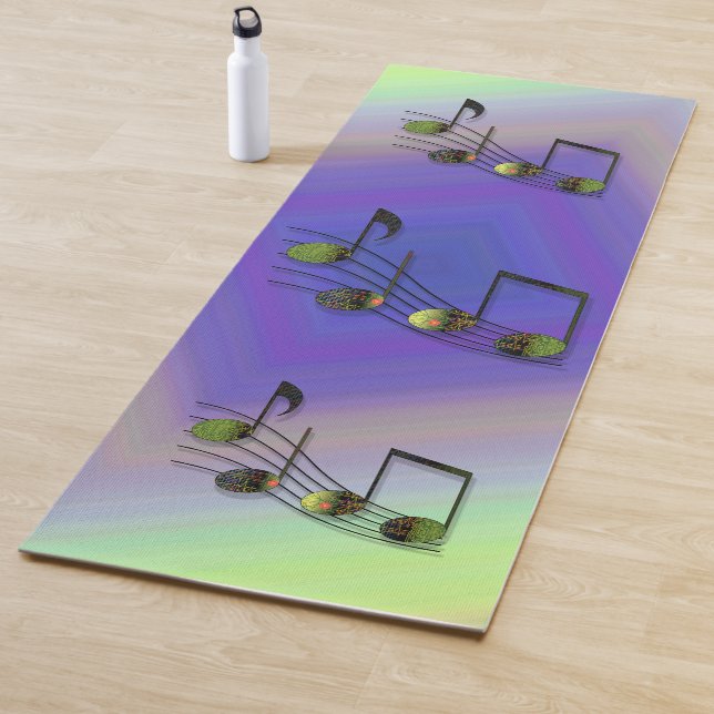 Dubstep Notes Yoga Mat Yogamatte (Beispiel)