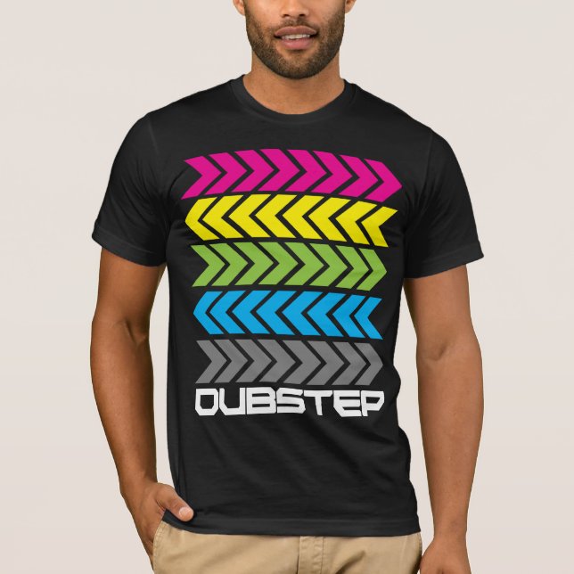 Dubstep Pfeil-T - Shirt (Vorderseite)