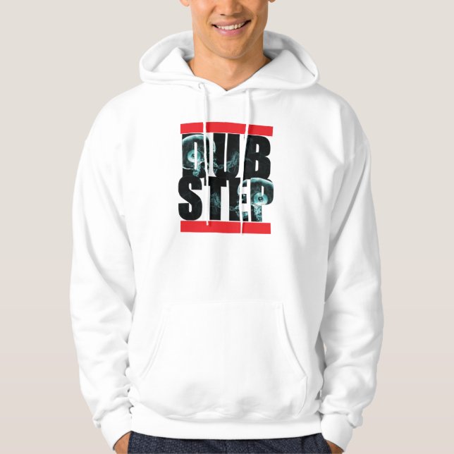 DubStep rauchender SchädelHoodie Hoodie (Vorderseite)