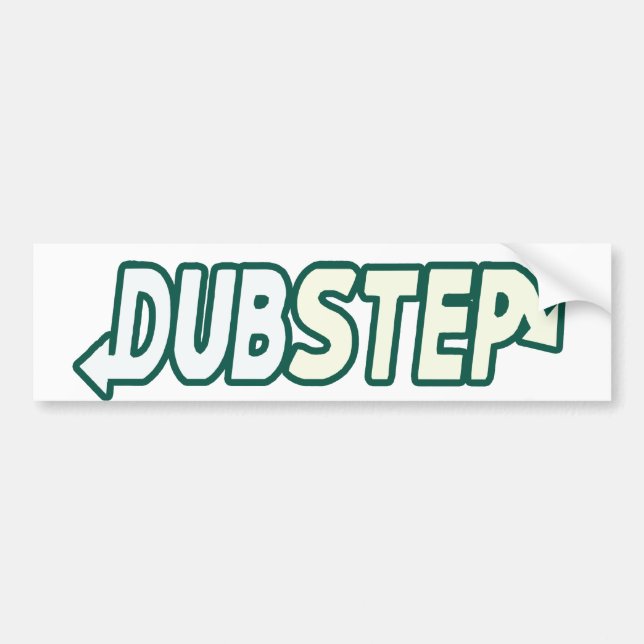DUBSTEP Schlag frisch Autoaufkleber (Vorne)