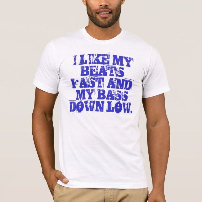 Dubstep schlägt Bass-Shirt T-Shirt (Vorderseite)