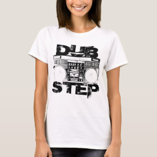 Dubstep Schwarze Lautsprecherbox T-Shirt