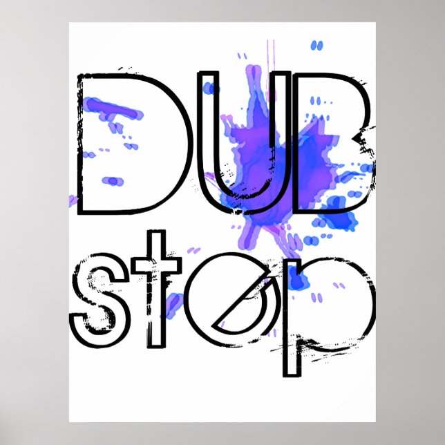 DubStep Spritzer Poster (Vorne)
