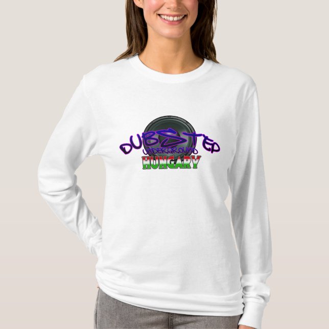 Dubstep Ungarn Budapest DUBSTEP ungarisches T-Shirt (Vorderseite)