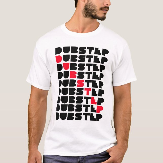 Dubstep WAND-Mädchen-Typen Dubstep Musik T-Shirt (Vorderseite)