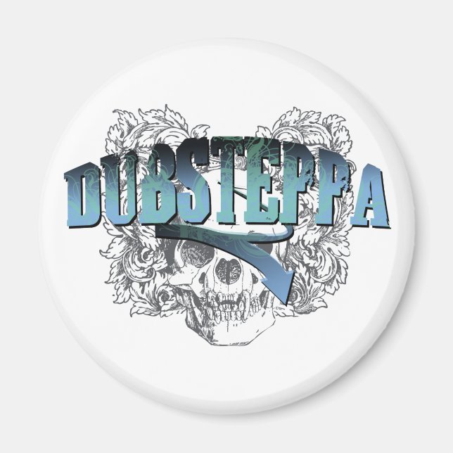Dubsteppa Skull Magnet (Vorne)