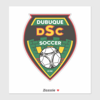 Dubuque Fußballclub Auto-Aufkleber Aufkleber