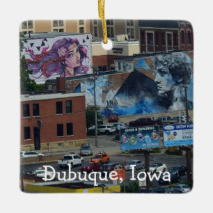 Dubuque, Iowa City View Graffiti Murals   Keramikornament
