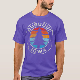 Dubuque Iowa IA Vintage Retro 70er T-Shirt