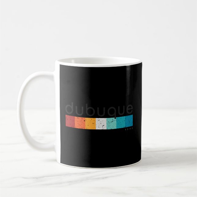 Dubuque Iowa Kaffeetasse (Links)