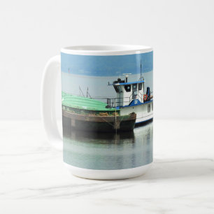 Dubuque, Iowa Pusher Boat am Mississippi River Kaffeetasse