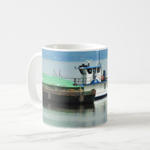 Dubuque, Iowa Pusher Boat am Mississippi River Kaffeetasse